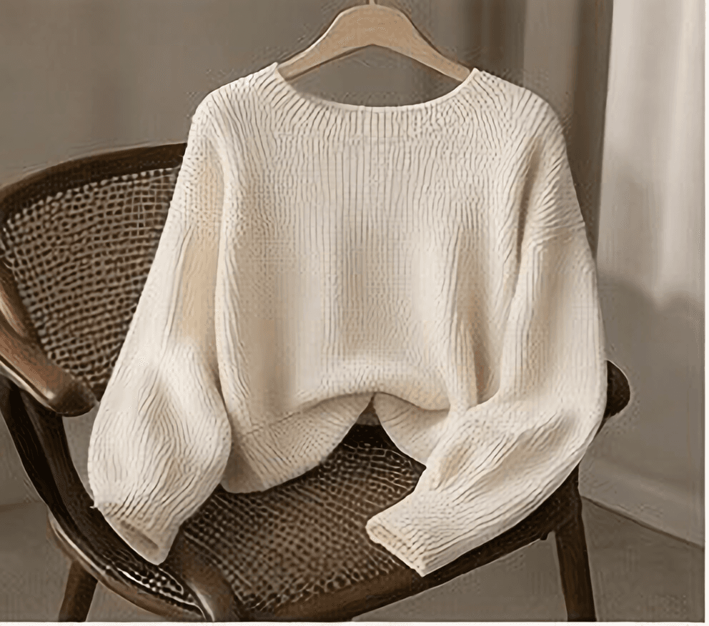 バルーンスリーブニット（アイボリー）