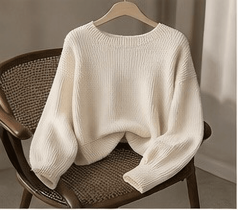 バルーンスリーブニット（アイボリー）