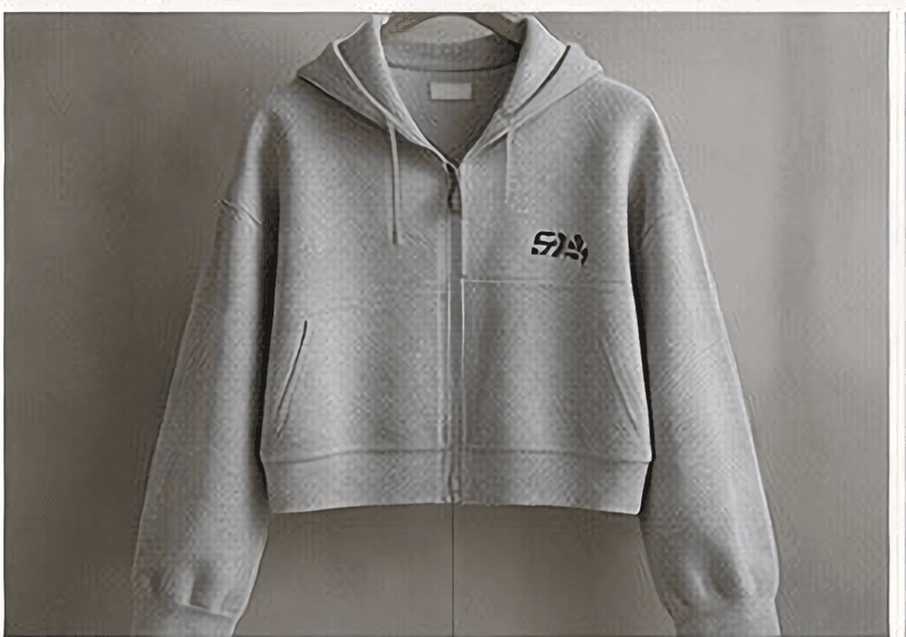 クロップドパーカー（グレー）